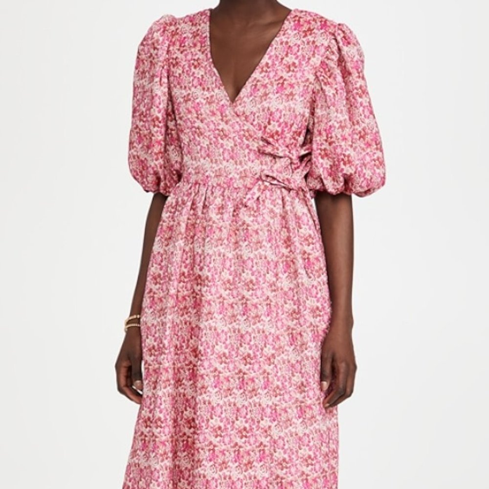 Sister Jane - Bud Burst Jaquard Wrap Dress